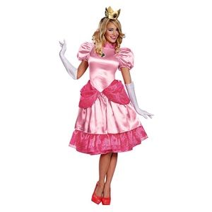 Deluxe Princess Peach Costume. New!✨ Size M (8-10)